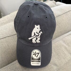 NWT Chicago Cubs MLB Cooperstown Clean Up Strapback Baseball Cap